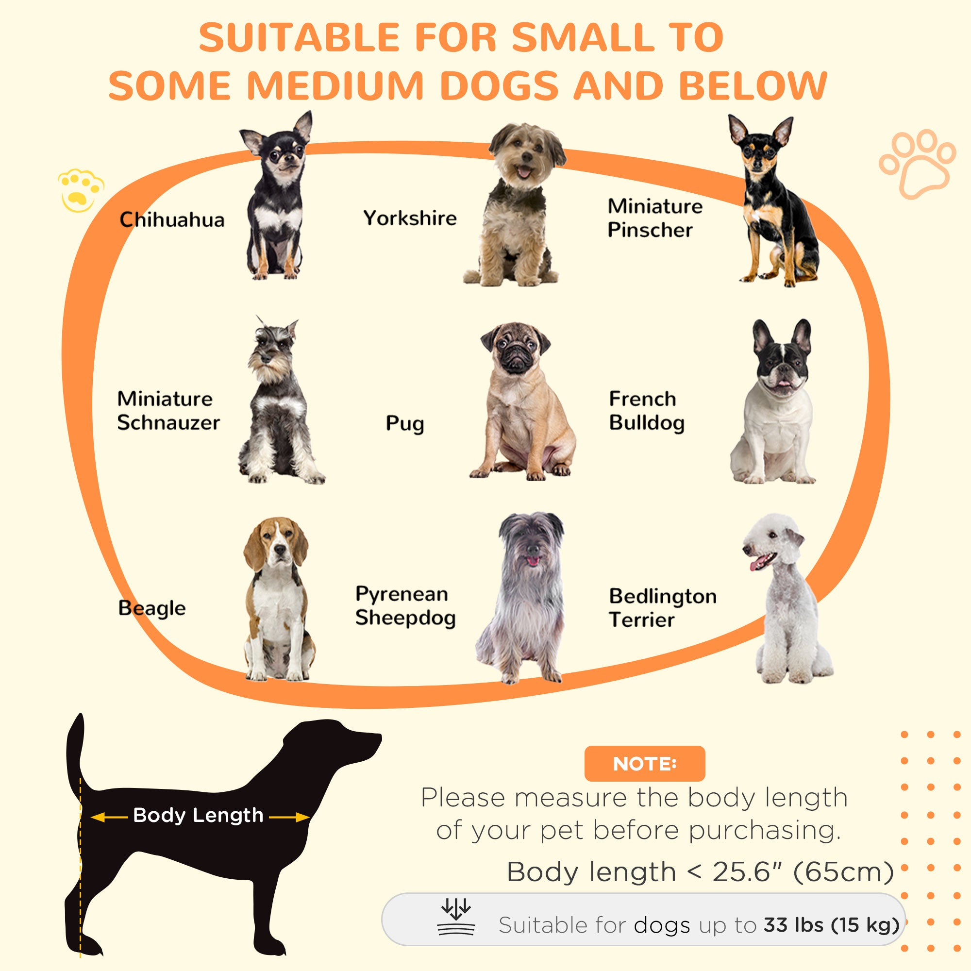 PawHut Dog Crate Furniture with Lockable Magnetic Door, Adjustable feet, Indoor Dog Kennel End Table for Small & Medium Dogs, Grey