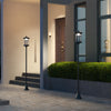 Outsunny Solar Lamp Post Light, 72" LED Outdoor Street Light, Waterproof IP44 for Patio, Garden, Backyard, Pathway, Cool White, 2 Pack