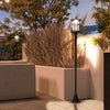 Outsunny Solar Lamp Post Light, 72" LED Outdoor Street Light, Waterproof IP44 for Patio, Garden, Backyard, Pathway, Cool White, 2 Pack