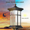 Outsunny Solar Lamp Post Light, 72" LED Outdoor Street Light, Waterproof IP44 for Patio, Garden, Backyard, Pathway, Cool White, 2 Pack