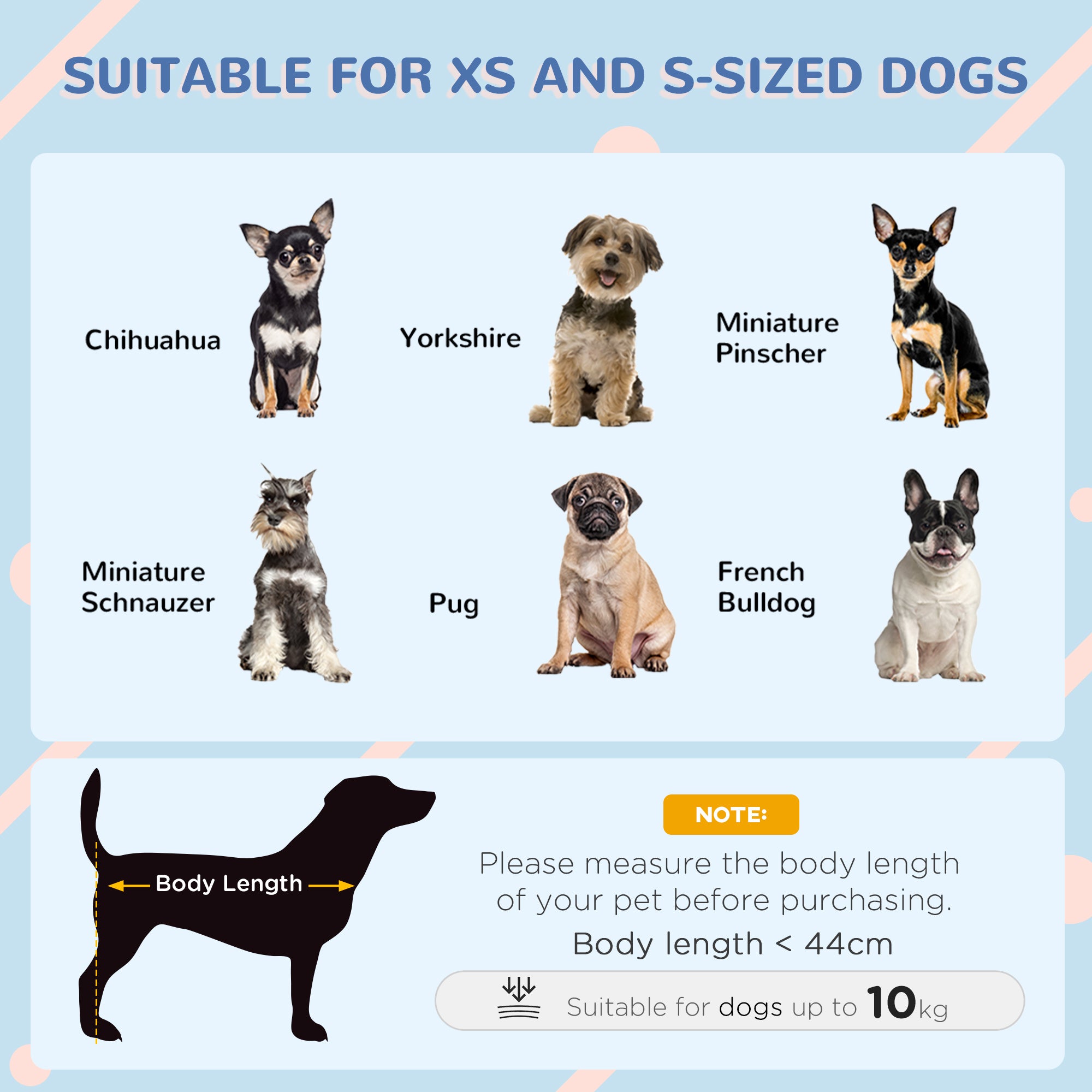 PawHut Dog Kennel for Outside, Plastic Dog House, Water-Resistant Pet Shelter with Windows, for Garden Patio, Miniature and Small Dogs, 80 x 69 x 76cm - Blue