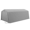 Outsunny 11' x 20' Heavy Duty Carport, Portable Garage Canopy Tent with 2 Ventilation Windows and Large Door, for Car, Truck, Boat, Motorcycle, Bike, Garden Tools, Grey