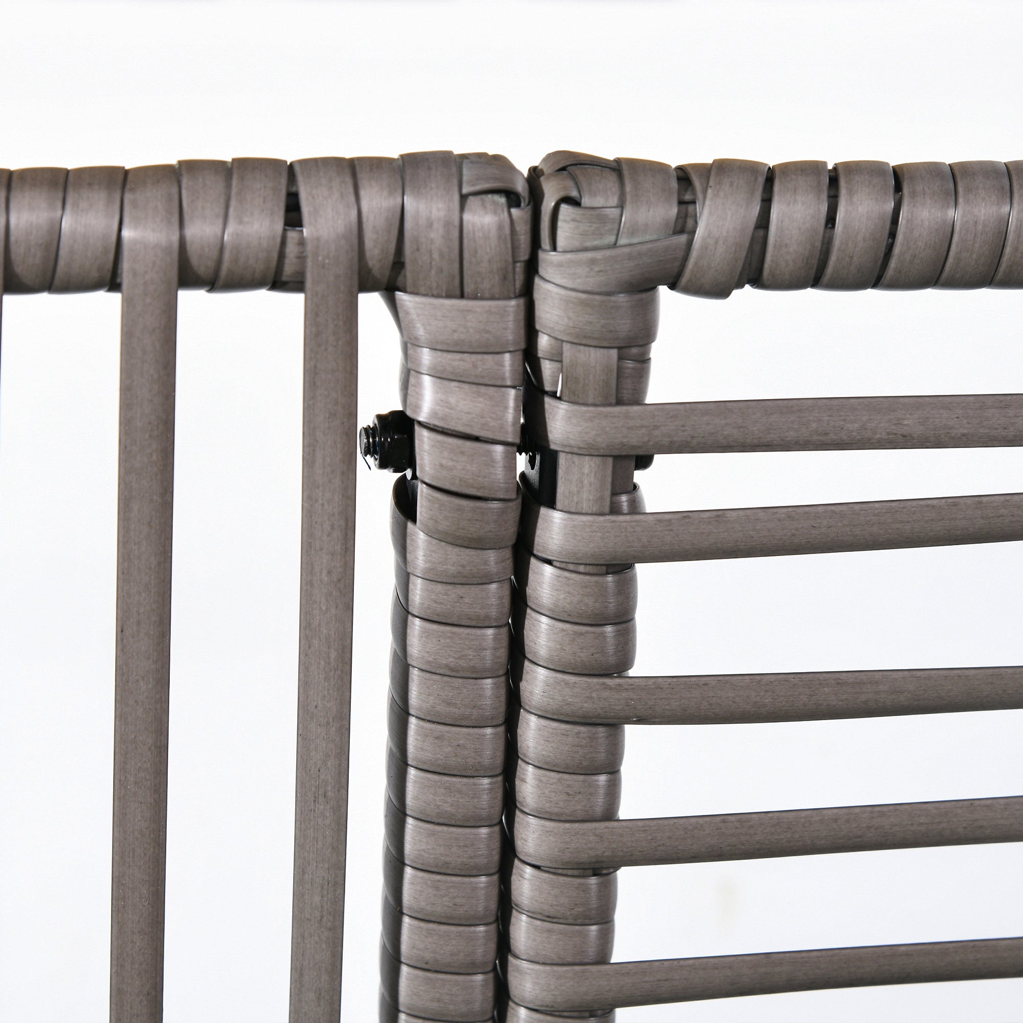 Outsunny Rattan Outdoor Planter with Lattice Trellis for Climbing Plants, Free Standing Wicker Raised Planter Box with Storage for Garden, Patio, Balcony, Porch, Grey