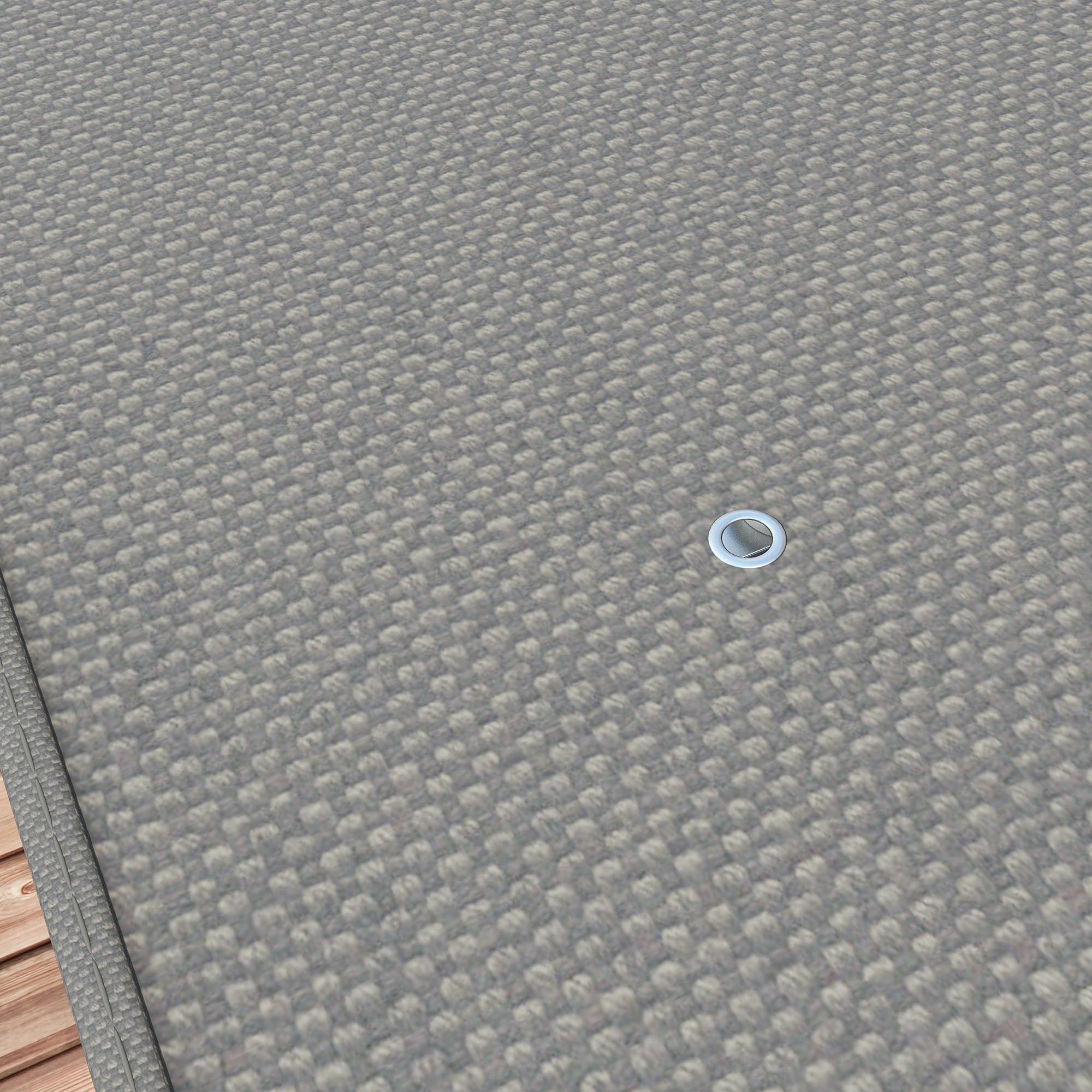 Outsunny 3.8 x 3.8 ft Pergola Canopy Replacement, Pergola Shade Canopy with Drainage Holes, Easy to Install, for 10' x 10' Pergola (Outsunny 84C-038 Series), Dark Grey