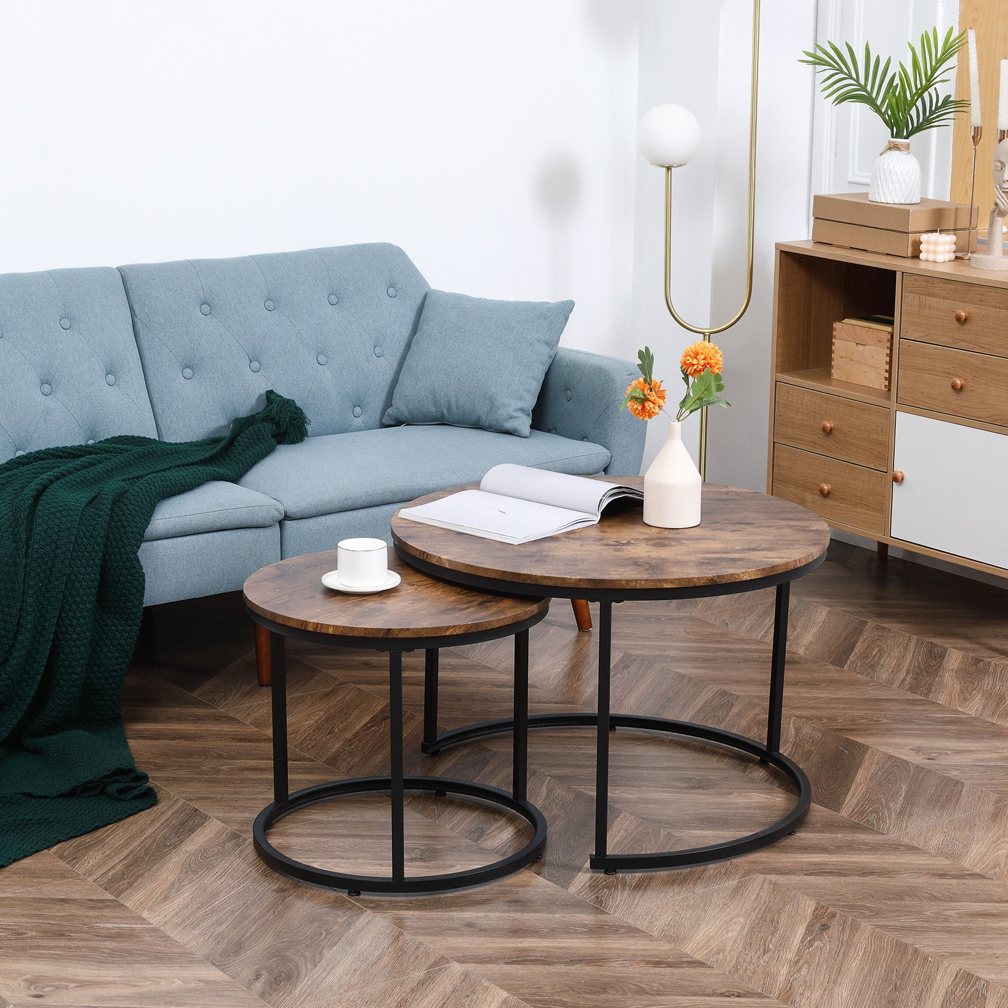 HOMCOM Nesting Tables, 29