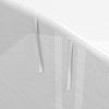 Outsunny 13 x 9.8ft Walk-in Polytunnel Greenhouse, Zipped Roll Up Sidewalls, Mesh Door, 8 Mesh Windows, Tunnel Warm House Tent with PE Cover, Plant Labels and Gloves, White