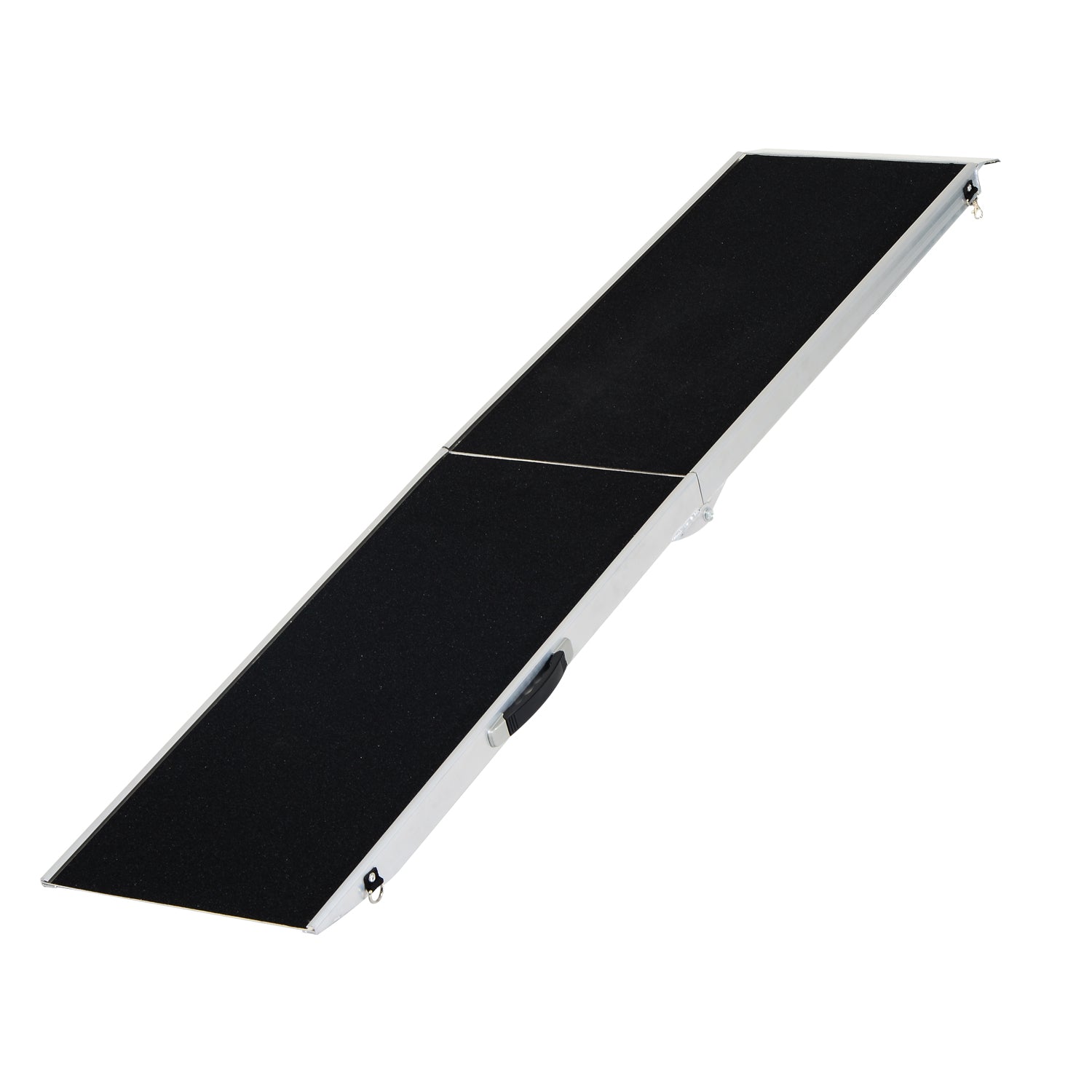 PawHut 72" Portable Bi-Fold Folding Vehicle Pet Ramp for Large Dog or Animals with Safety Lock & Convenient Carry Handle