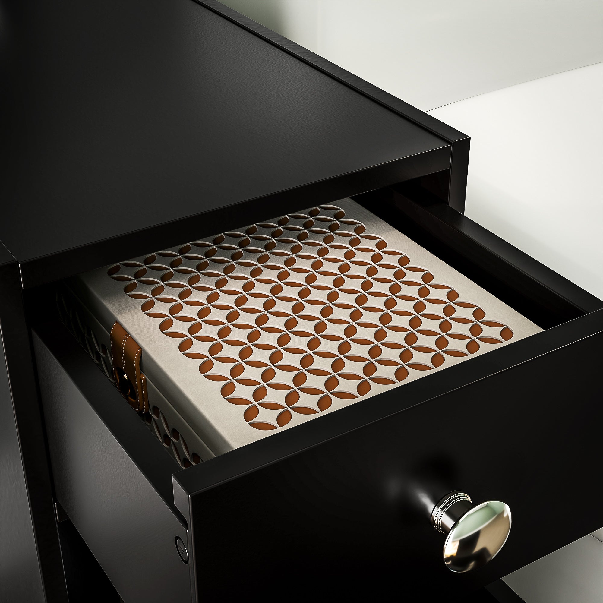 HOMCOM Small Bathroom Storage Cabinet, Space Saving Toilet Paper Cabinet, Narrow Bathroom Cabinet with Drawers and Hidden Storage, Black