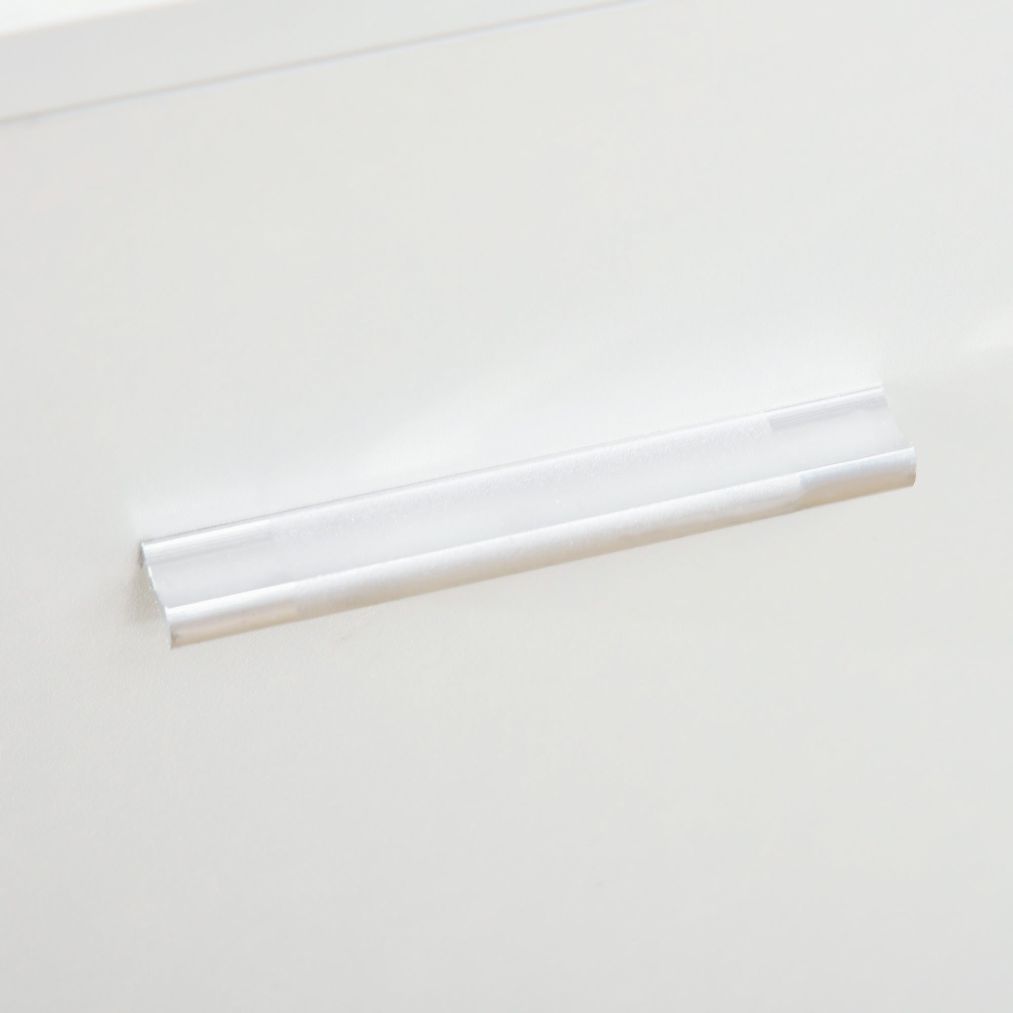 Vinsetto Lateral Filing Cabinet with Drawers and Lock, File Cabinet, Mobile Printer Stand with Open Shelves and Wheels for Letter and A4 Size Documents, White