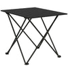 Outsunny 22" Folding Camping Table, Outdoor Portable Picnic Table with Carry Bag, Foldable Table for Camping, Picnic, Hiking, BBQ, Fishing, Black