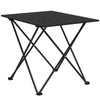 Outsunny 22" Folding Camping Table, Outdoor Portable Picnic Table with Carry Bag, Foldable Table for Camping, Picnic, Hiking, BBQ, Fishing, Black