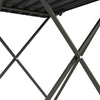 Outsunny 22" Folding Camping Table, Outdoor Portable Picnic Table with Carry Bag, Foldable Table for Camping, Picnic, Hiking, BBQ, Fishing, Black