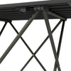 Outsunny 22" Folding Camping Table, Outdoor Portable Picnic Table with Carry Bag, Foldable Table for Camping, Picnic, Hiking, BBQ, Fishing, Black