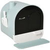 PawHut Large Cat Litter Box with Lid, Enclosed Kitty Litter Box with Slide-out Tray, Scoop, Filter, Green