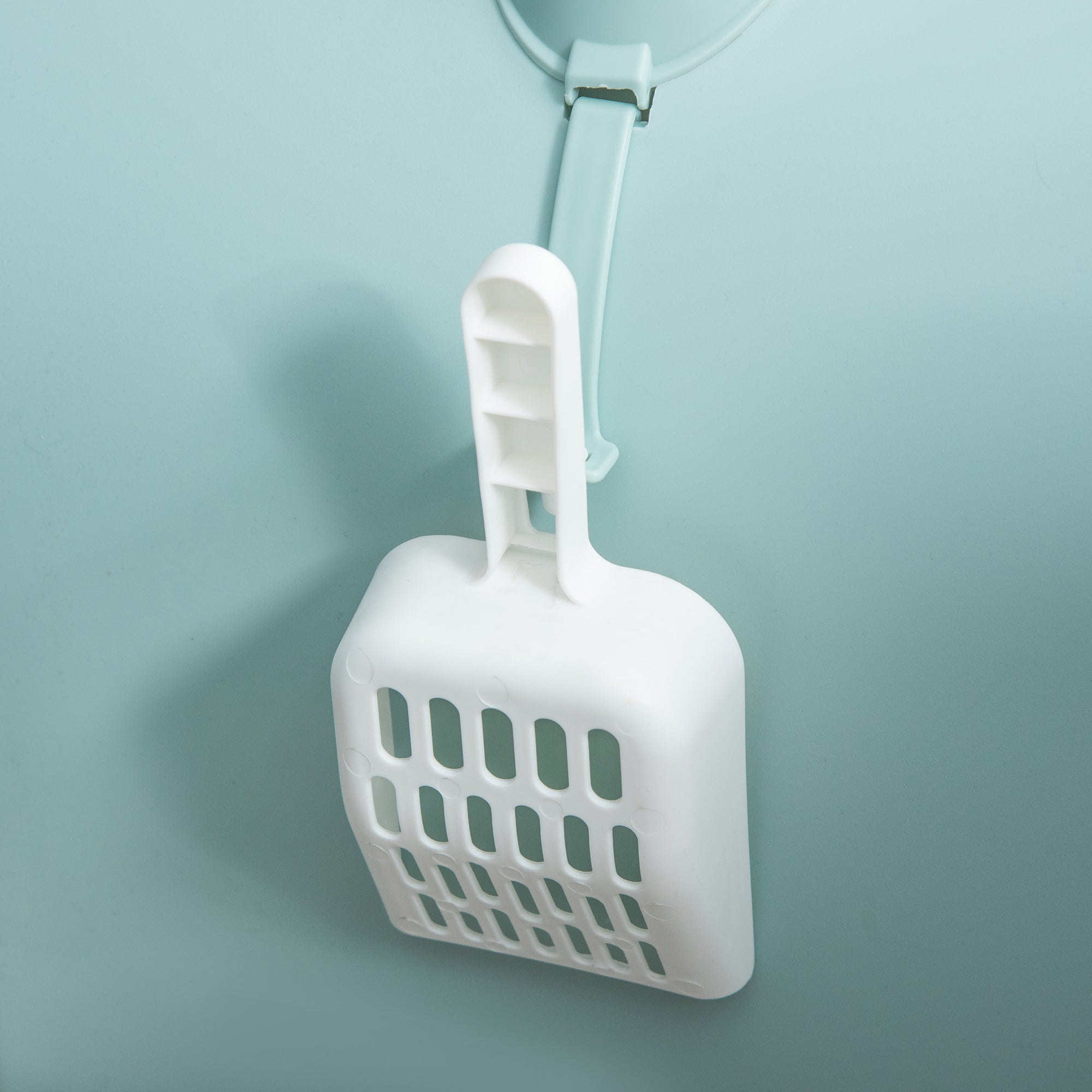 PawHut Large Cat Litter Box with Lid, Enclosed Kitty Litter Box with Slide-out Tray, Scoop, Filter, Green