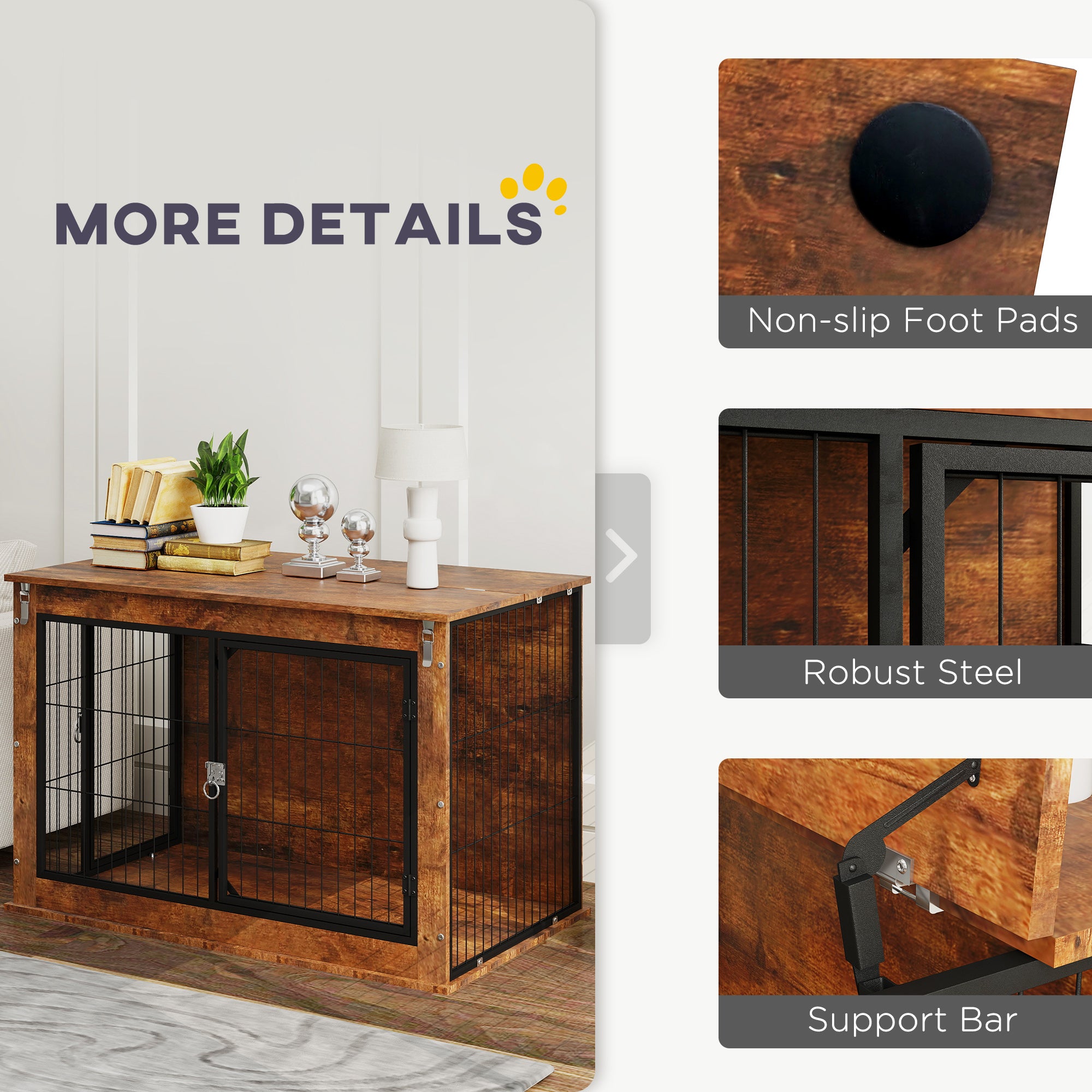 PawHut Dog Crate Furniture, 39