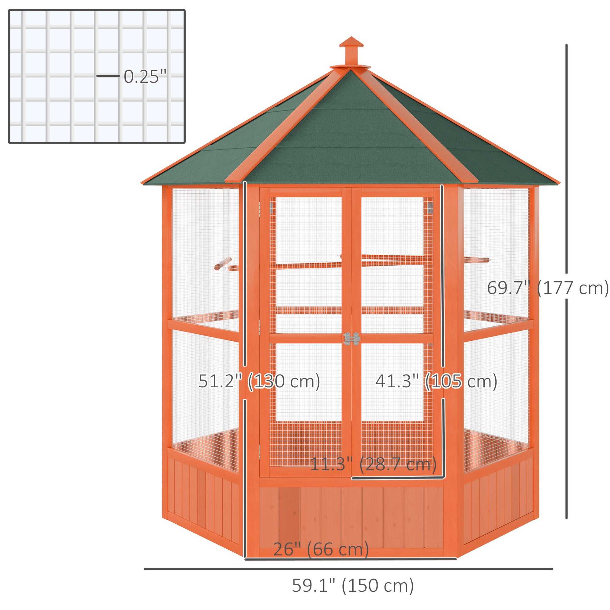 PawHut Bird Cage, 70