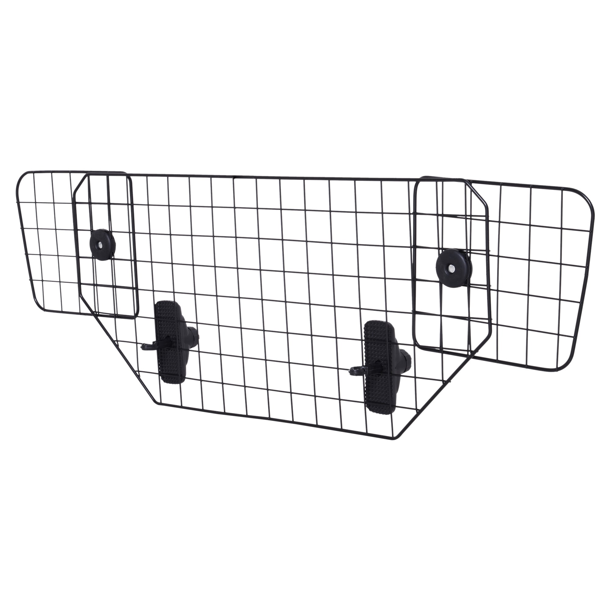 PawHut Heavy Duty Pet Dog Guard Wire Mesh Car Barrier Adjustable  Auto SUVs Vehicle Fence Safety Grill Black