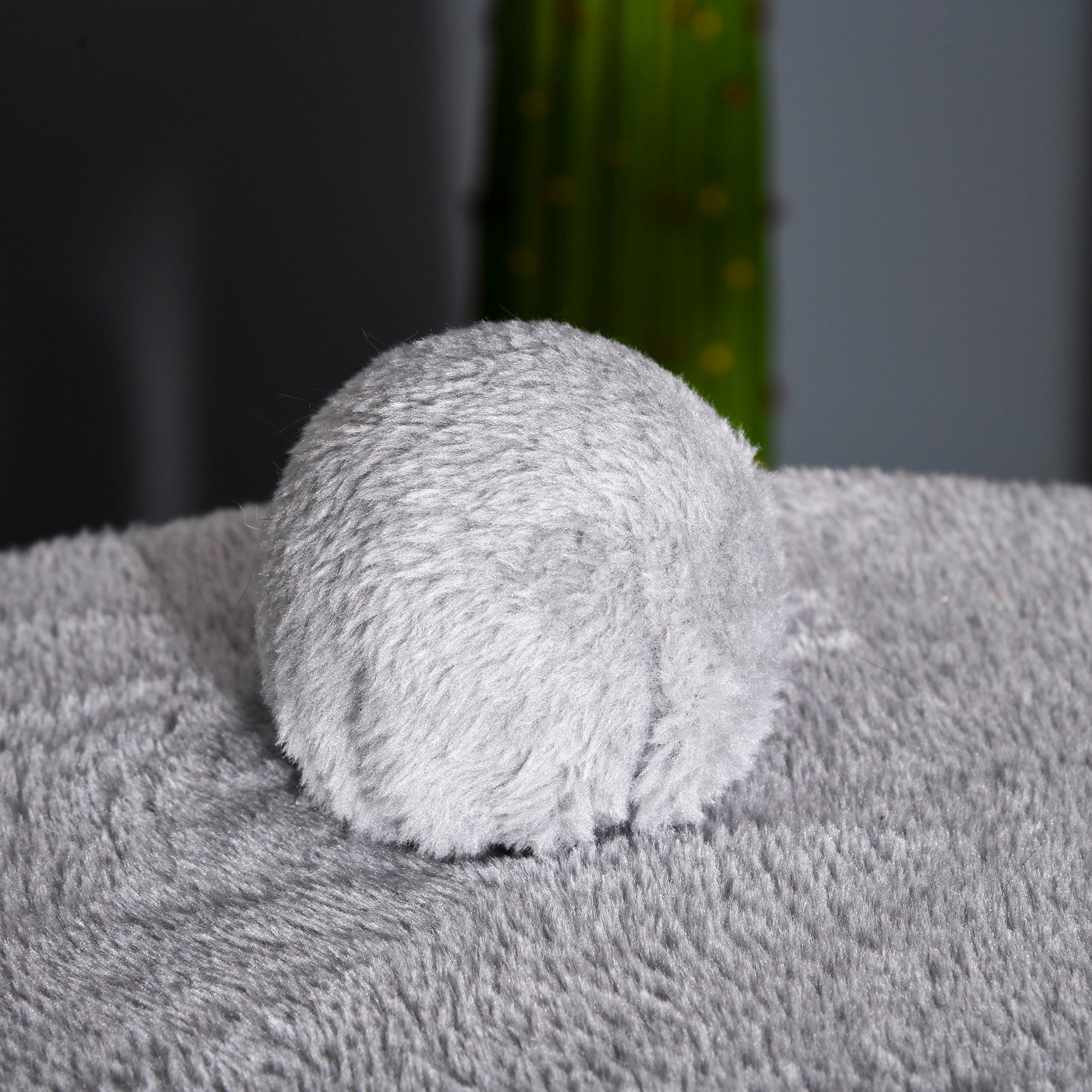 PawHut Cat tree Tower for Indoor Cats 158cm Climbing Kitten Activity Centre with Sisal Scratching Post Perch Hanging Ball Hammock Condo Toy Light Grey