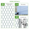 PawHut Metal Chicken Coop, Walk-in Large Chicken Run, Poultry Cage for Backyard Hen, Duck, Rabbit with Water- and UV-Protection Cover, for 8-12 Chickens, 9.8' x 13.1' x 6.6'