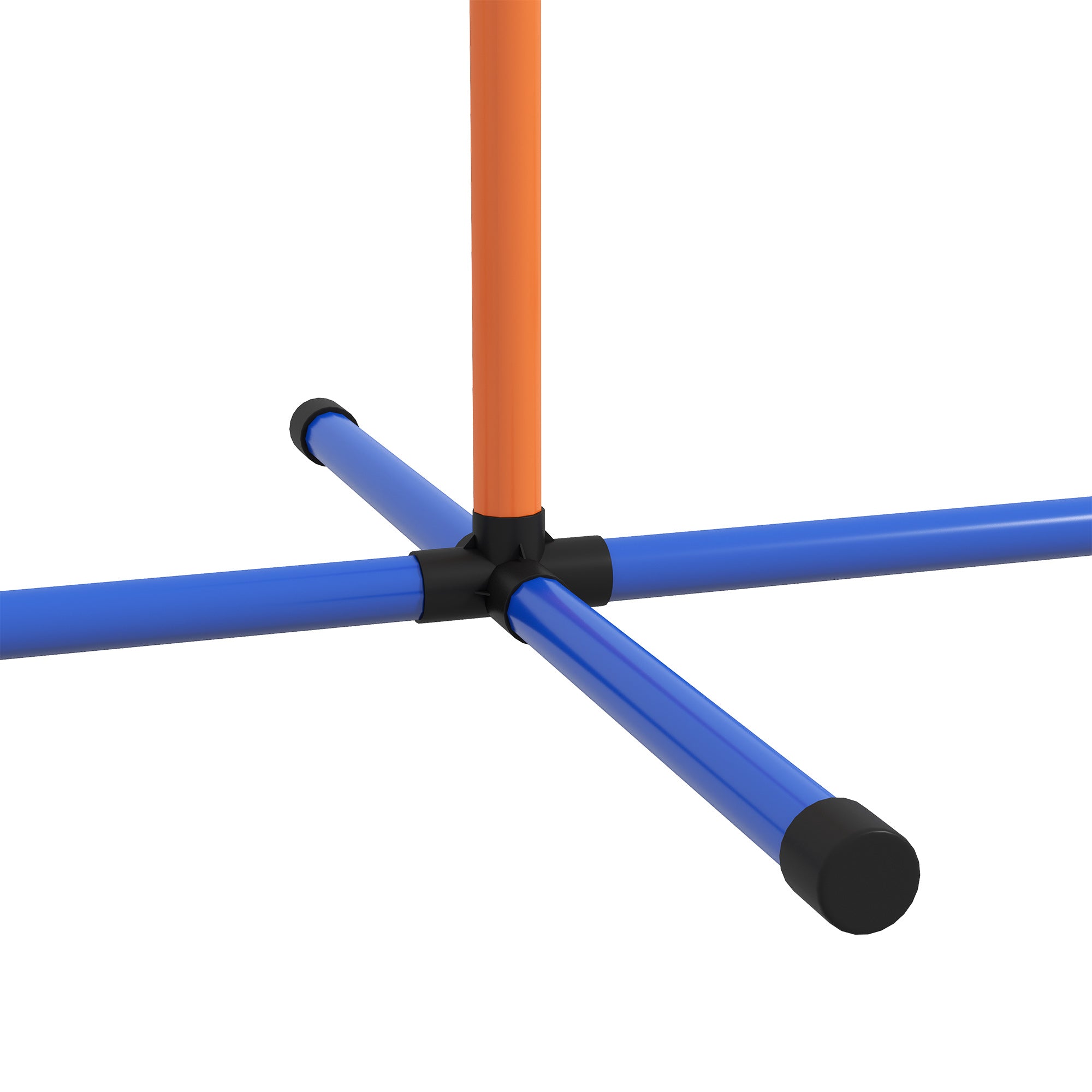 PawHut 4 Pieces Dog Agility Training Equipment Dog Obstacle Course, Pet Outdoor Games with Weave Poles, Adjustable Hurdle, Jump Ring, Pause Box, Whistle, Balls, Carry Bag, Orange