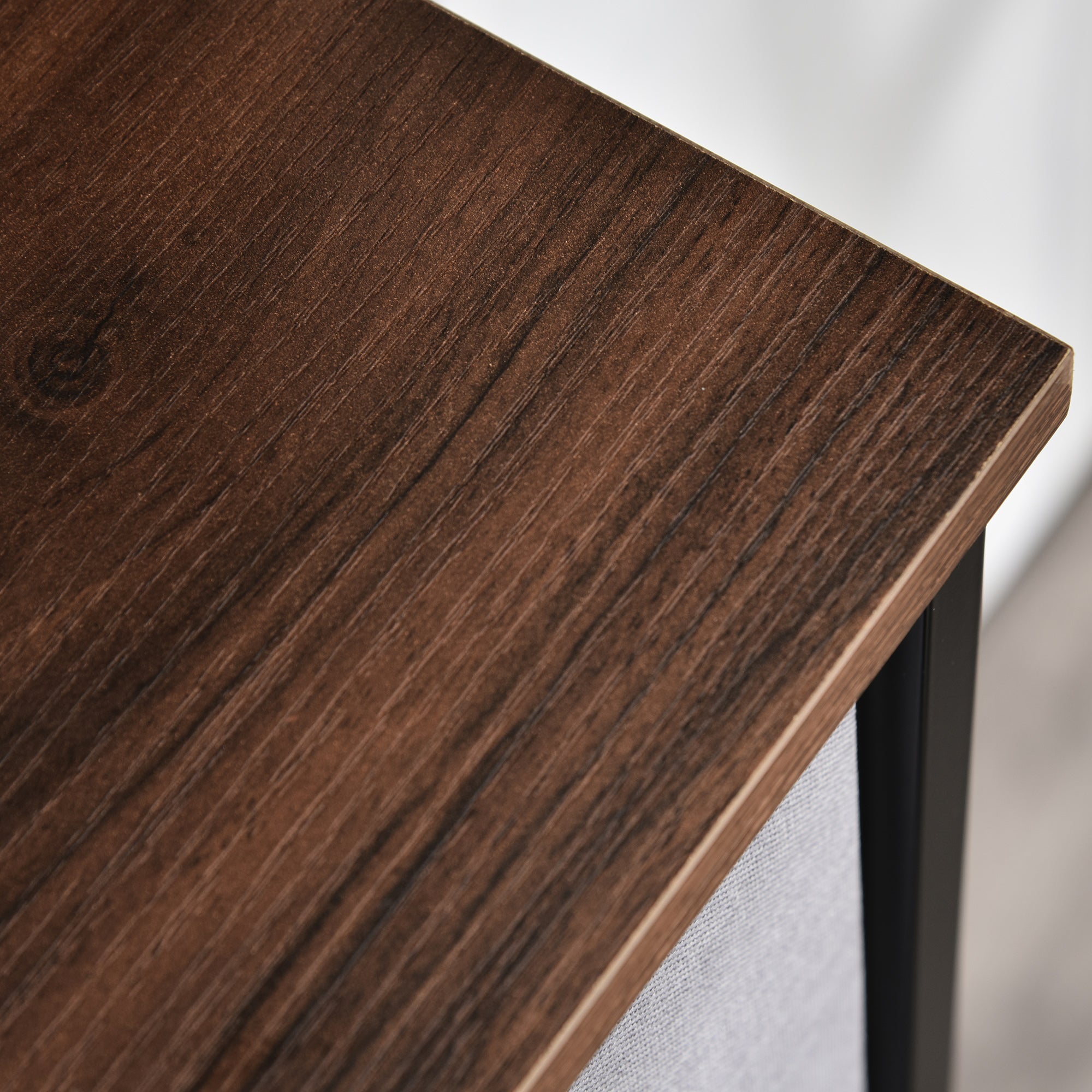 HOMCOM Dresser for Bedroom with 8 Drawers, 3-Tier Fabric Chest of Drawers, Tall Dresser Storage Tower with Steel Frame and Wooden Top for Closets, Nursery Room, Grey