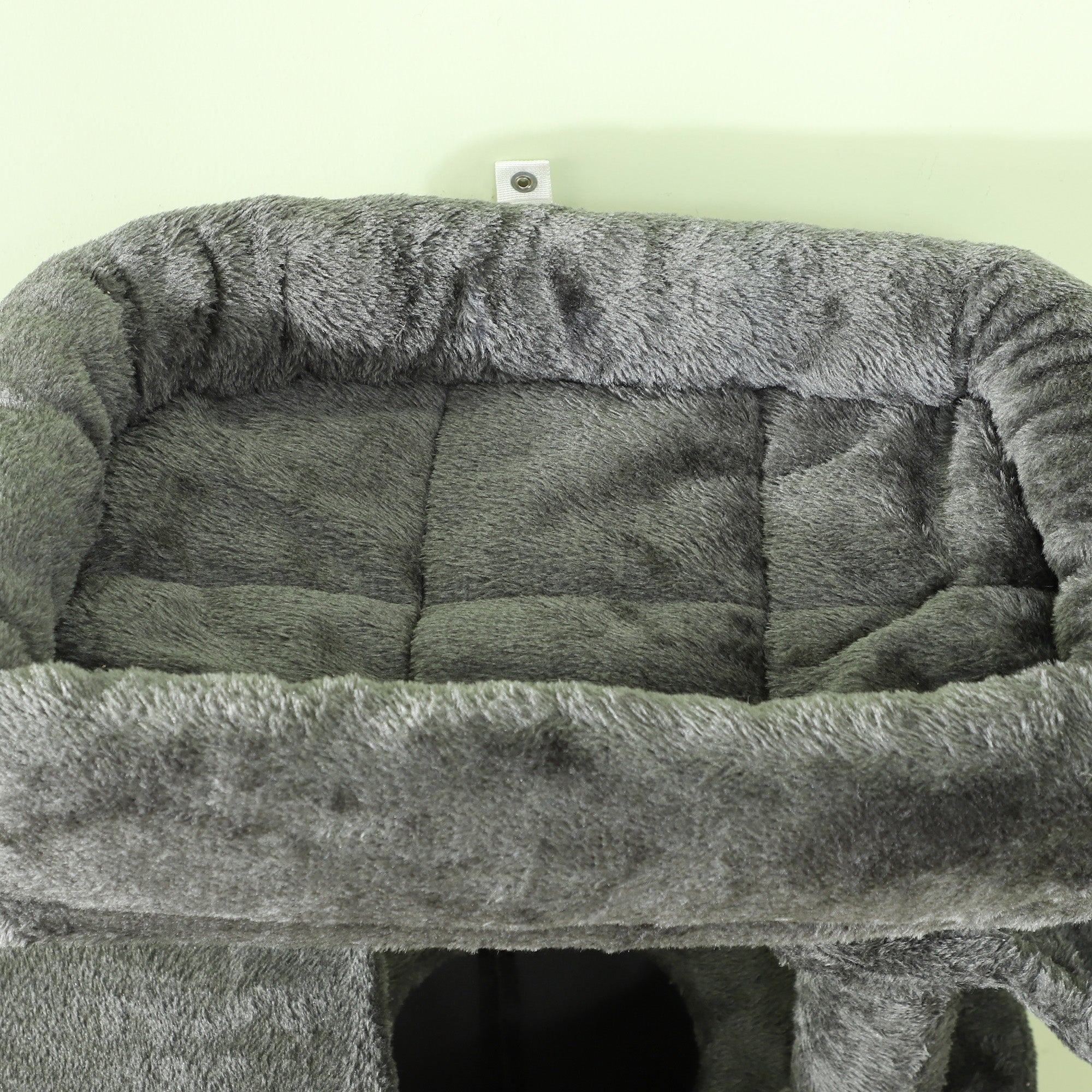 PawHut 52.5" Cat Tree, Cat Tower for Indoor Cats with Scratching Posts, Cat Condos, Bed, Platforms, Hammocks, Cat Activity Center, Dark Grey