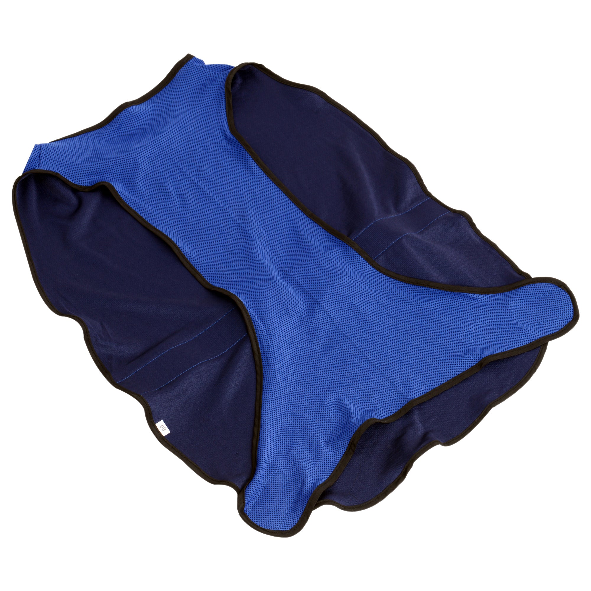 Pawhut Dog Pet Summer Cooling Cool Coat Vest Jacket Cooler Breathable Anti-bacterial Dark Blue , L , 60cm long
