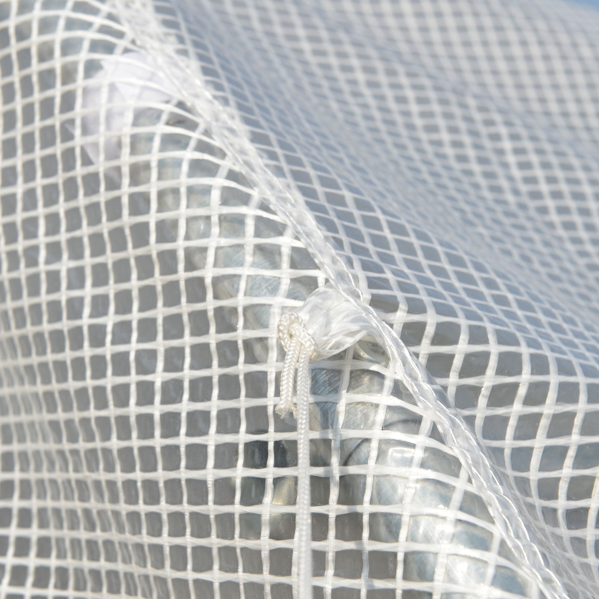 Outsunny 26' x 10' x 6.6' Large Walk in Tunnel Greenhouse Garden Plant Seed Green House Premium Steel Frame, White