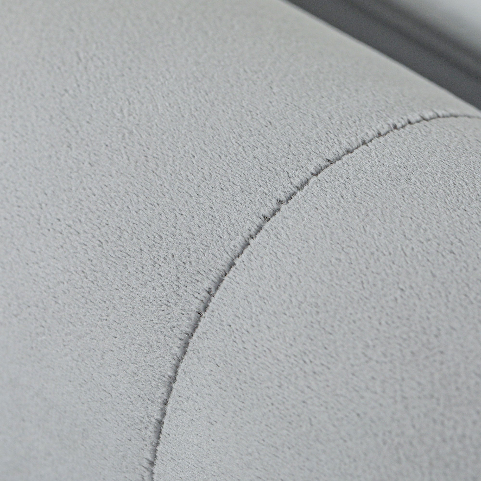 HOMCOM Full Size Platform Bed Frame with 2 Drawers, Upholstered Headboard with Crystal Tufted Design, Wooden Slats Mattress Foundation, No Box Spring Needed, Light Grey