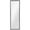 HOMCOM Full Length Mirror, 64" x 21" Full Body Mirror with Gold Frame, Free Standing, Leaning or Wall Mirror for Living Room, Bedroom, Grey