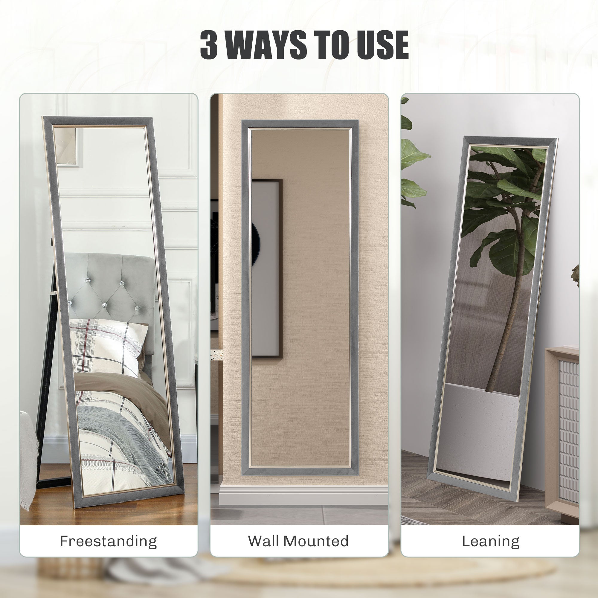 HOMCOM Full Length Mirror, 64