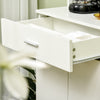 HOMCOM 71"H Freestanding Kitchen Pantry, Buffet with Hutch, Microwave Stand with Storage Cabinet, White