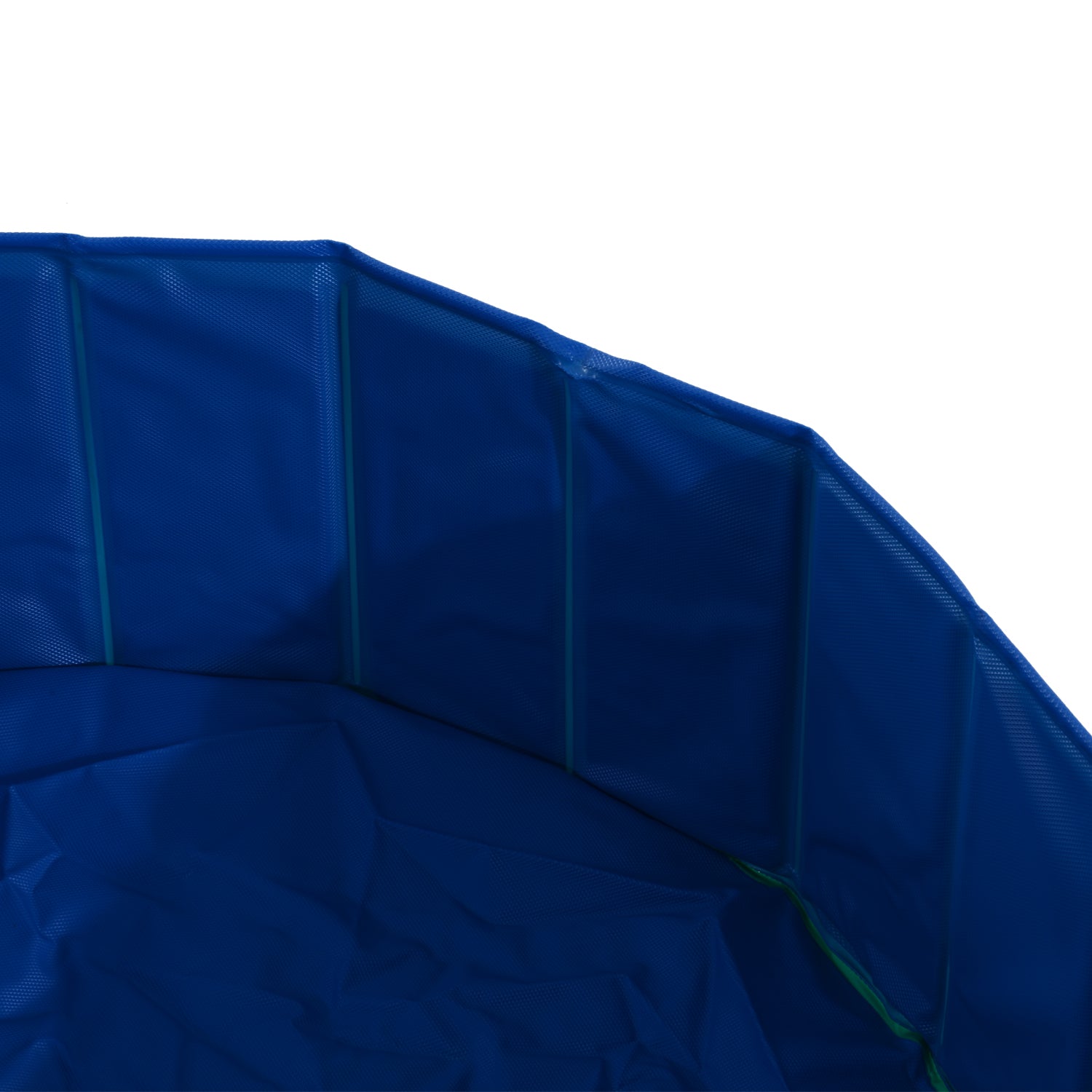 PawHut 12" x 40" All-Purpose Collapsible PVC Pet Swimming Pool / Dog Bathing Tub - Green / Blue