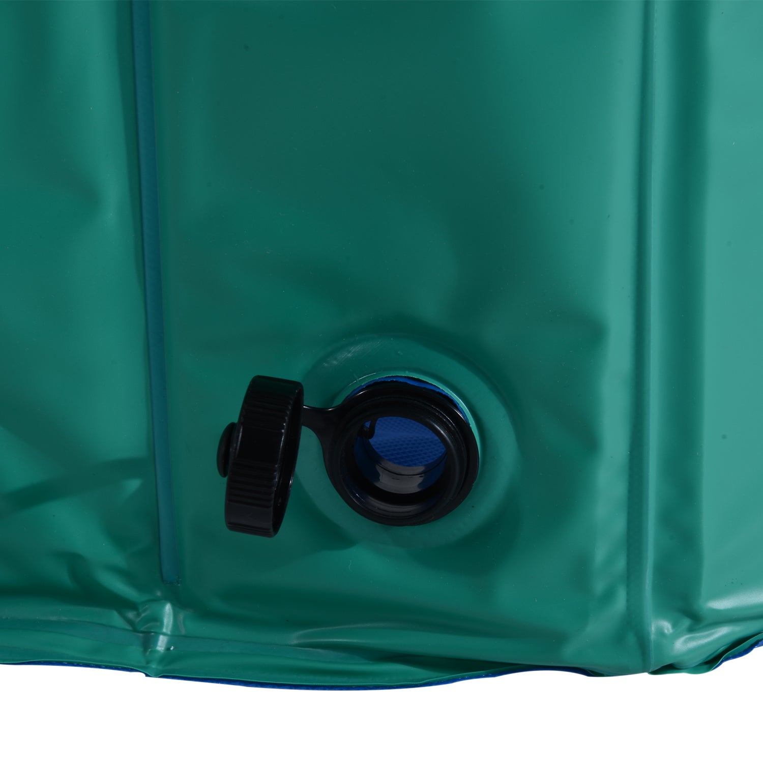 PawHut 12" x 40" All-Purpose Collapsible PVC Pet Swimming Pool / Dog Bathing Tub - Green / Blue