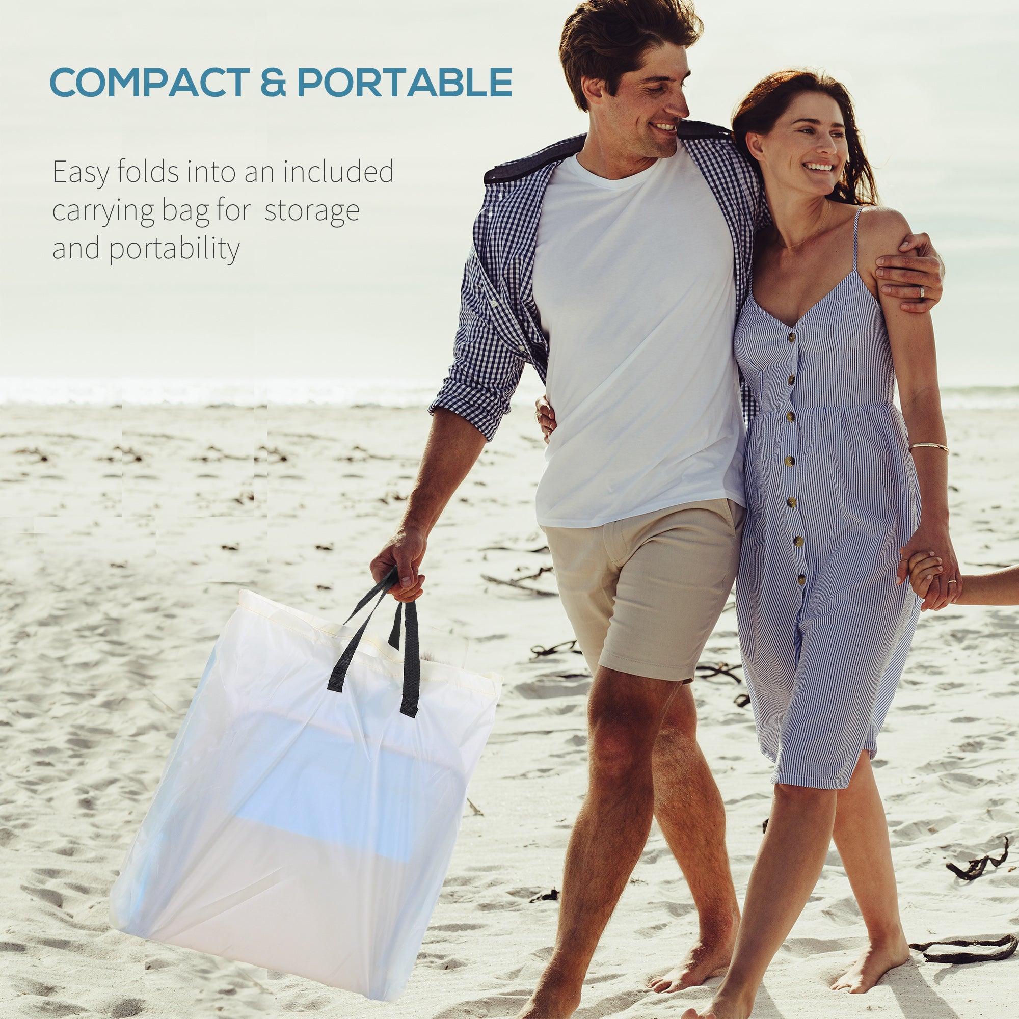 Outsunny 2 Pieces Outdoor Beach Lounge Chair, Patio Steel Folding Chaise Lounge Set w/ Pillow for Sunbath, Snap, Beige