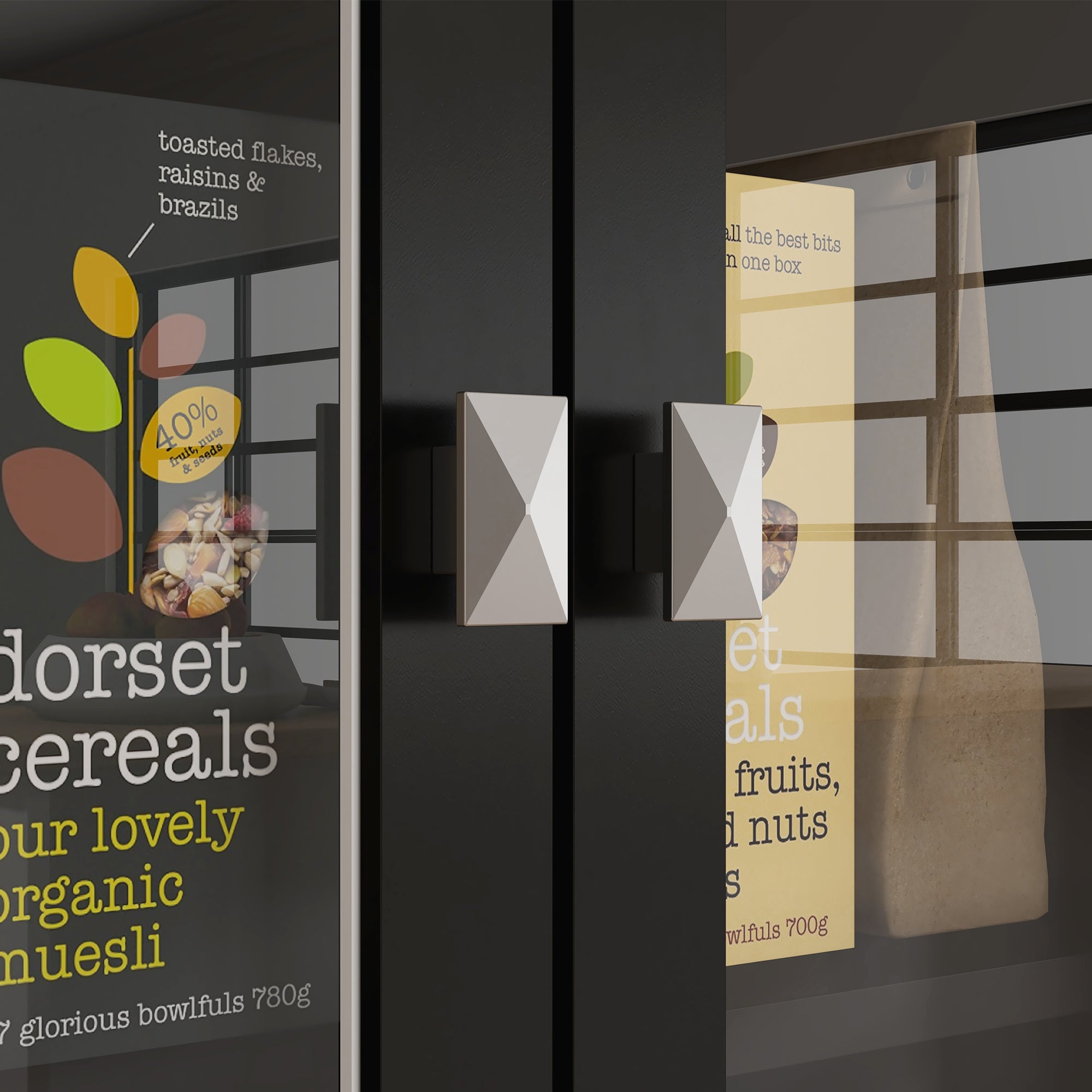 HOMCOM 63" Kitchen Pantry Cabinet, Freestanding Kitchen Pantry Storage Cabinet with Glass Doors, Drawer and Adjustable Shelves, Black