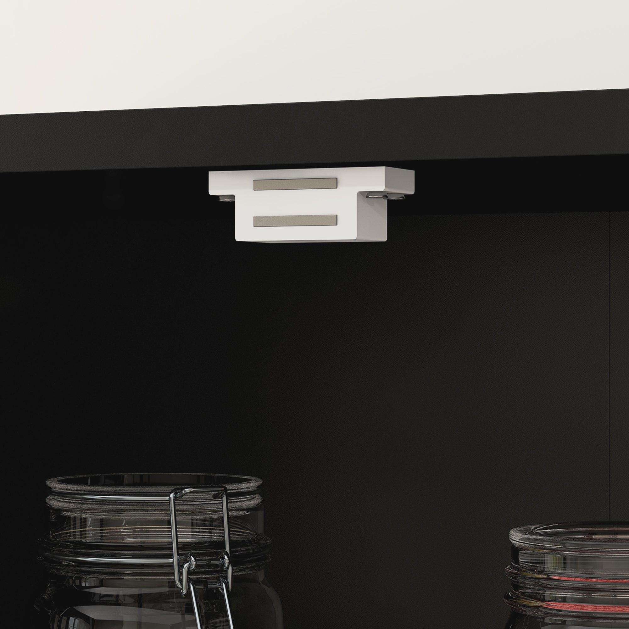 HOMCOM 63" Kitchen Pantry Cabinet, Freestanding Kitchen Pantry Storage Cabinet with Glass Doors, Drawer and Adjustable Shelves, Black