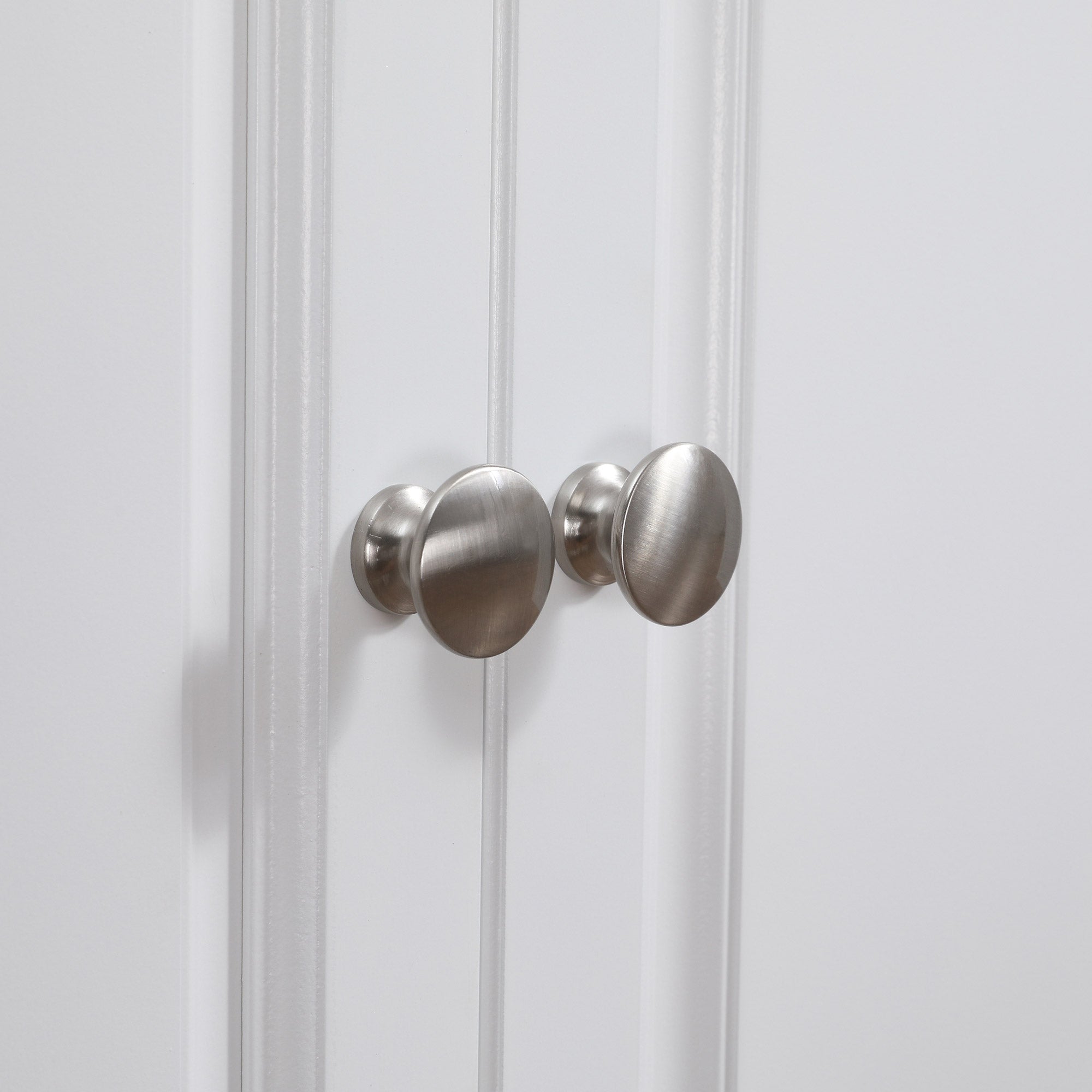 HOMCOM Kitchen Island with Storage, Rolling Kitchen Island with Drop Leaf, Solid Wood Top, 2 Drawers, 2 Cabinets, Adjustable Shelves and Knife Rack, White