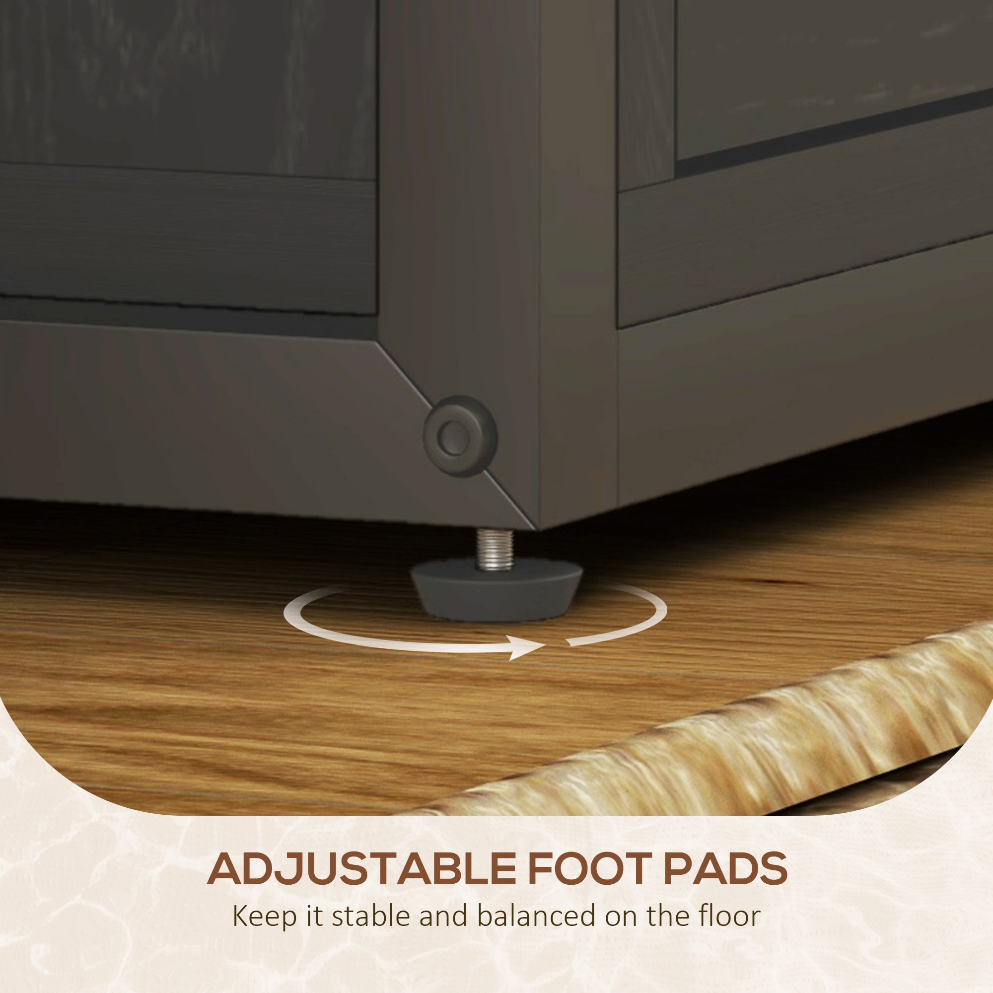 Vinsetto Vertical Filing Cabinet with Keys, Lockable File Cabinet with Adjustable Hanging Bar for Letter, A4 and Legal Size, 41" Tall Printer Stand with Shelves and Hooks, Black