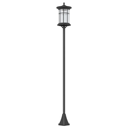 Outsunny Solar Lamp Post Light, 72" LED Outdoor Street Light, Waterproof IP44 for Patio, Garden, Backyard, Pathway, Cool White