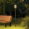 Outsunny Solar Lamp Post Light, 72" LED Outdoor Street Light, Waterproof IP44 for Patio, Garden, Backyard, Pathway, Cool White