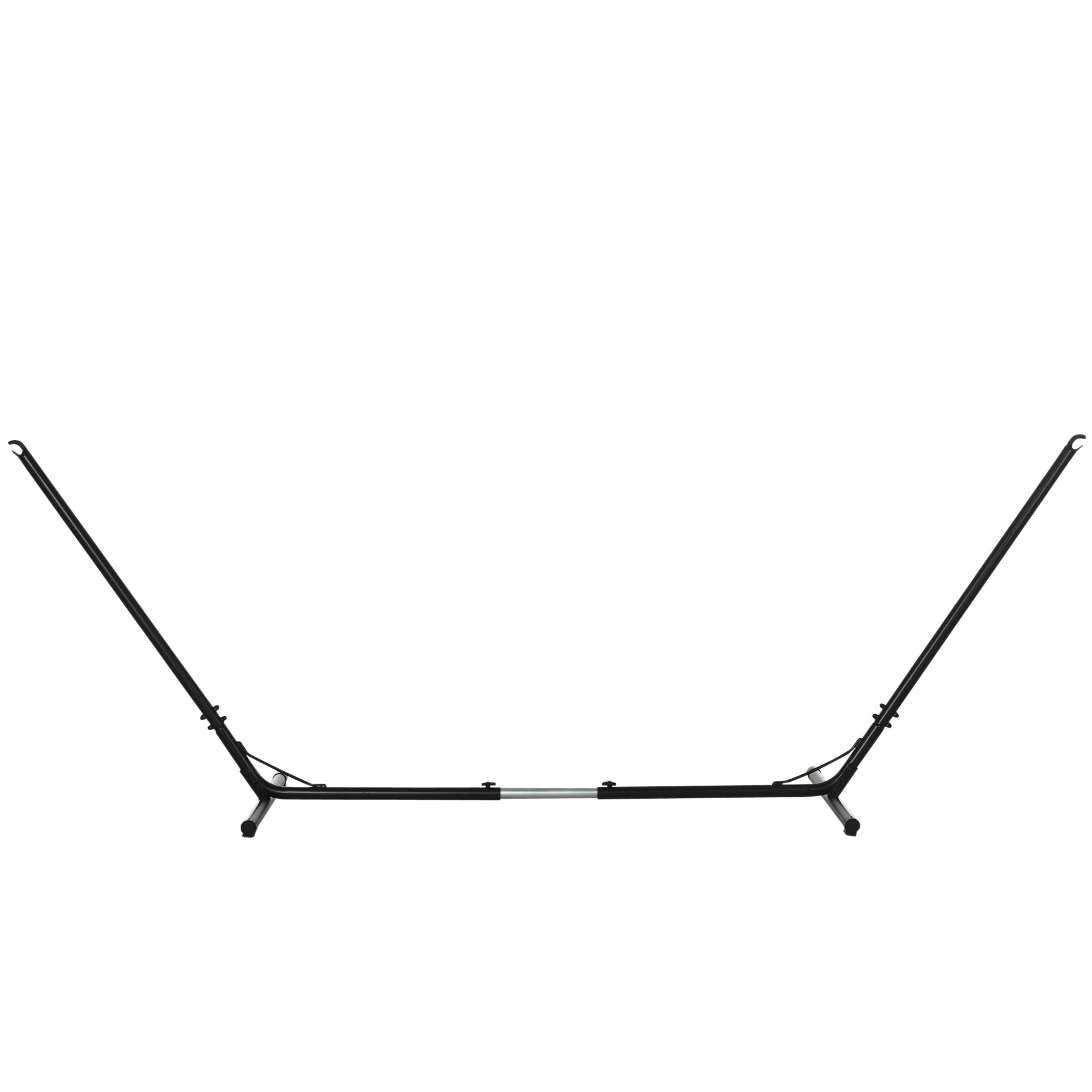 Outsunny Adjustable Hammock Stand, Fits 10-13 ft Hammocks Up to 264lbs Capacity,Black