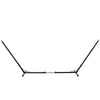 Outsunny Adjustable Hammock Stand, Fits 10-13 ft Hammocks Up to 264lbs Capacity,Black
