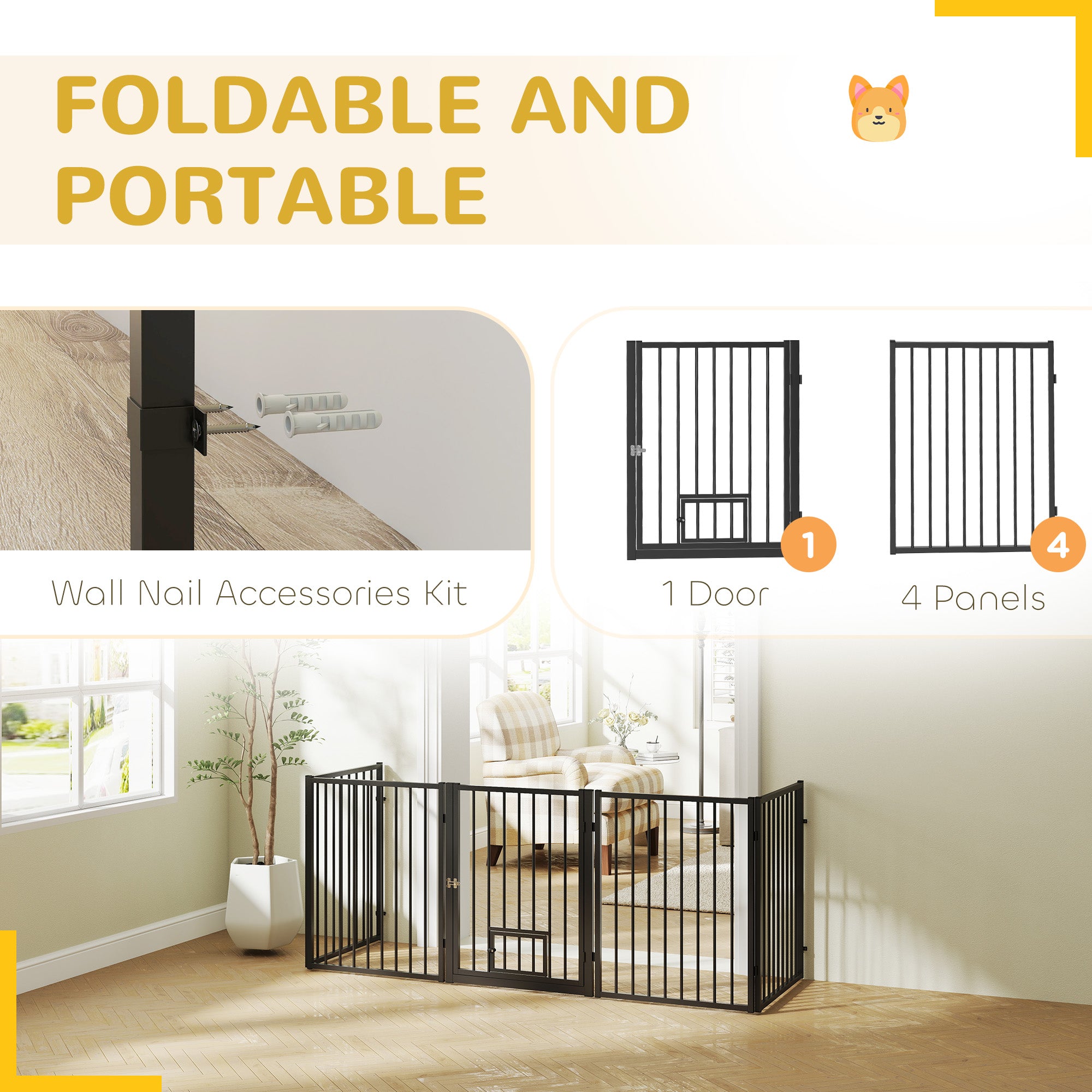 PawHut Dog Playpen, 30