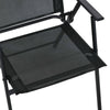 Outsunny 8 Piece Patio Dining Set for 6 with Umbrella, Outdoor Table and Chairs with 6 Folding Chairs with Mesh Seat and Rectangle Dining Table with Umbrella Hole, Black