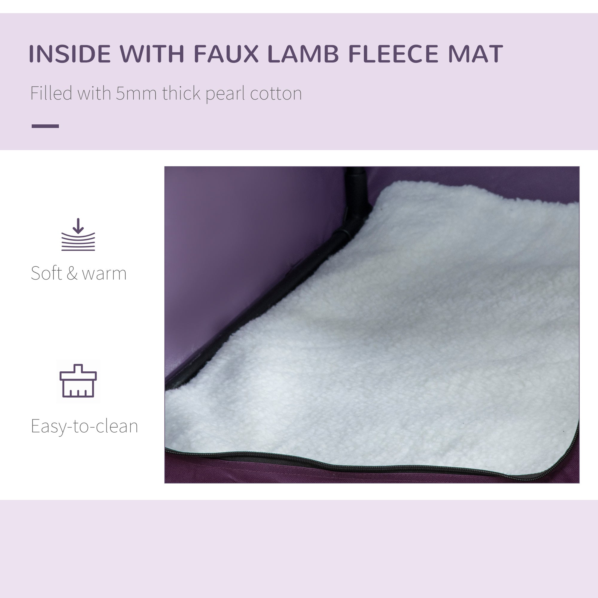 PawHut 69cm Pet Carrier for Miniature Dogs, Portable Cat Carrier Soft Side Pet Travel Crate with Removable Mat, Carry Bag, Breathable Mesh Window Door - Grey