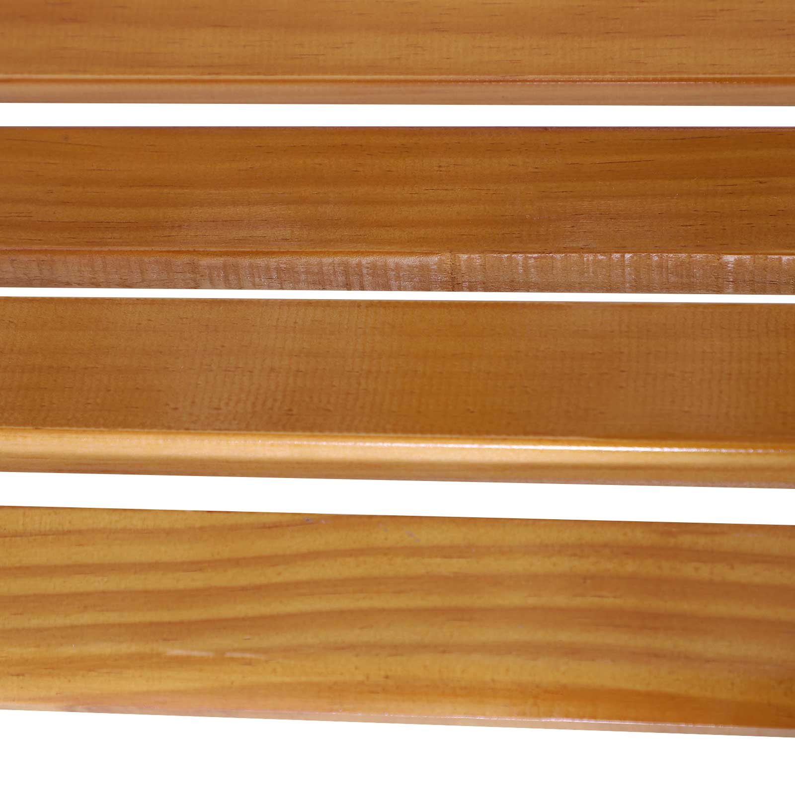 Outsunny 50" Garden Bench Porch Park Chair Cast Iron Hardwood