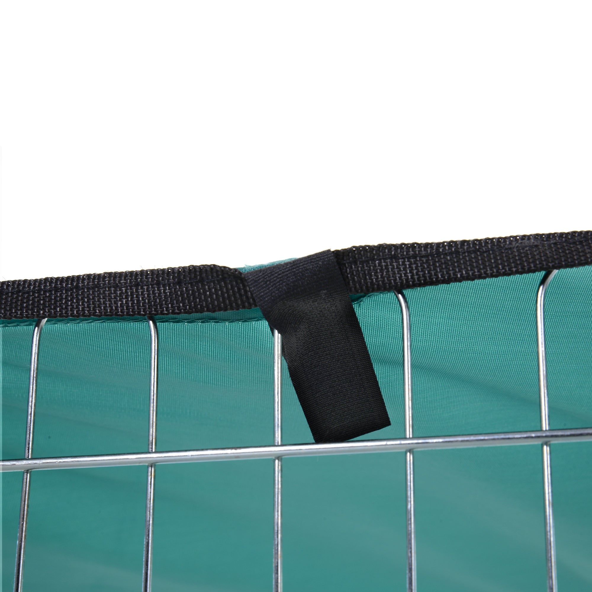 PawHut Foldable Pet Playpen with Top Cover, Portable Heavy Duty Dog Pen for Dogs, Cats, Chickens, Rabbits, 6 Pannels Dog Fence Outdoor/Indoor