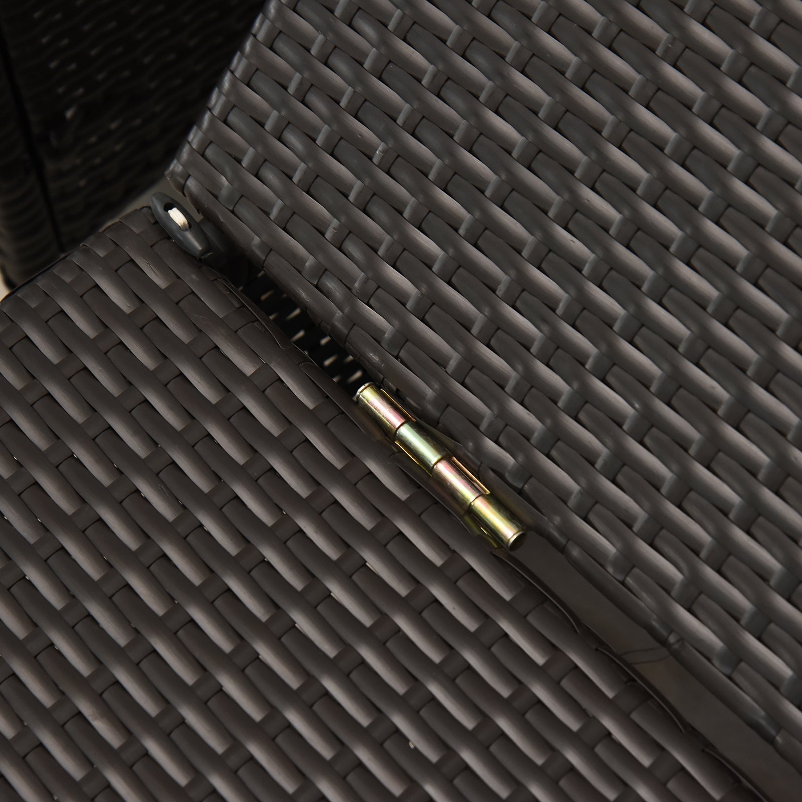 Outsunny 3pc Chaise Lounge Chair Set w/Side Table Outdoor Patio Synthetic Rattan Wicker Sun Bed Set with Cushion All Weather, Cream White